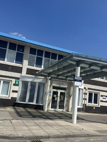 Entrance 8 Transplant Unit Wythenshawe Hospital