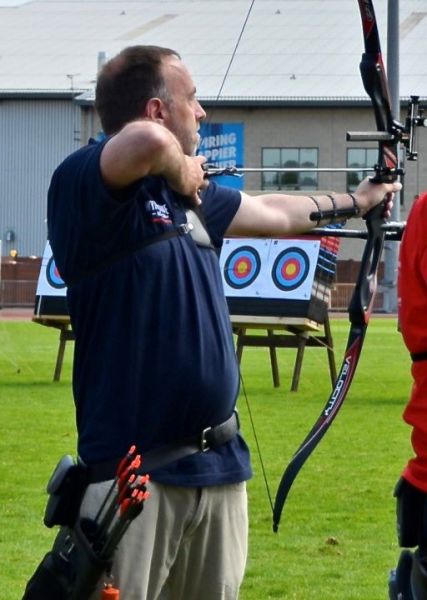 Russ Hazeldine  -Bronze Medal in Archery