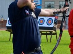 Russ Hazeldine  -Bronze Medal in Archery