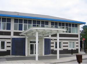 Transplant Centre photograph entrance